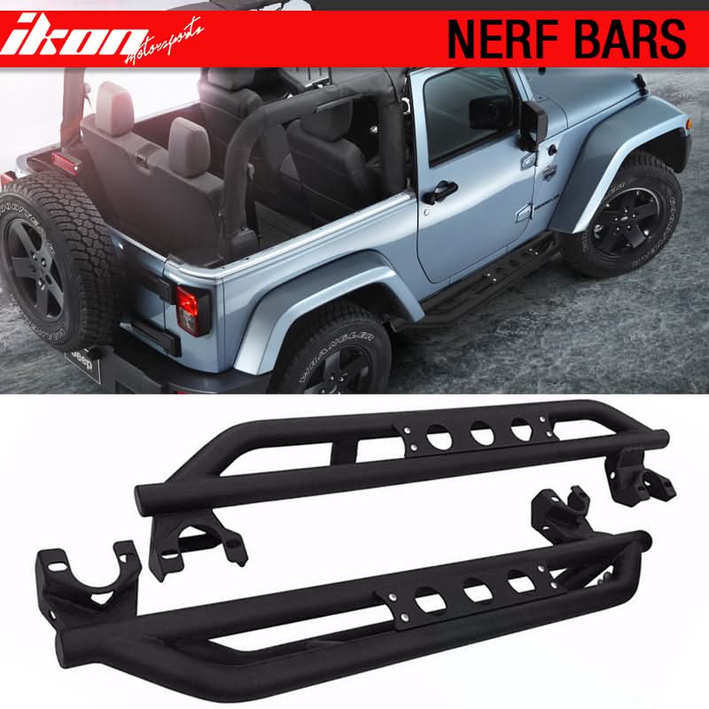 2007-2018 Jeep Wrangler 2 Door Side Running Boards