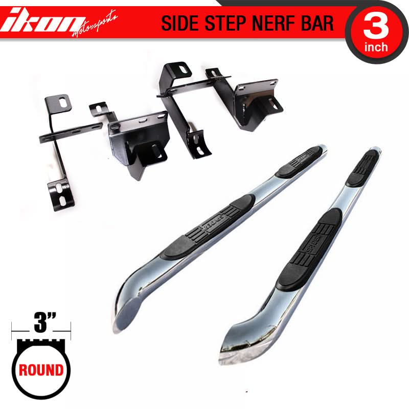 Fits 07-10 Dodge Nitro 3in Running Boards