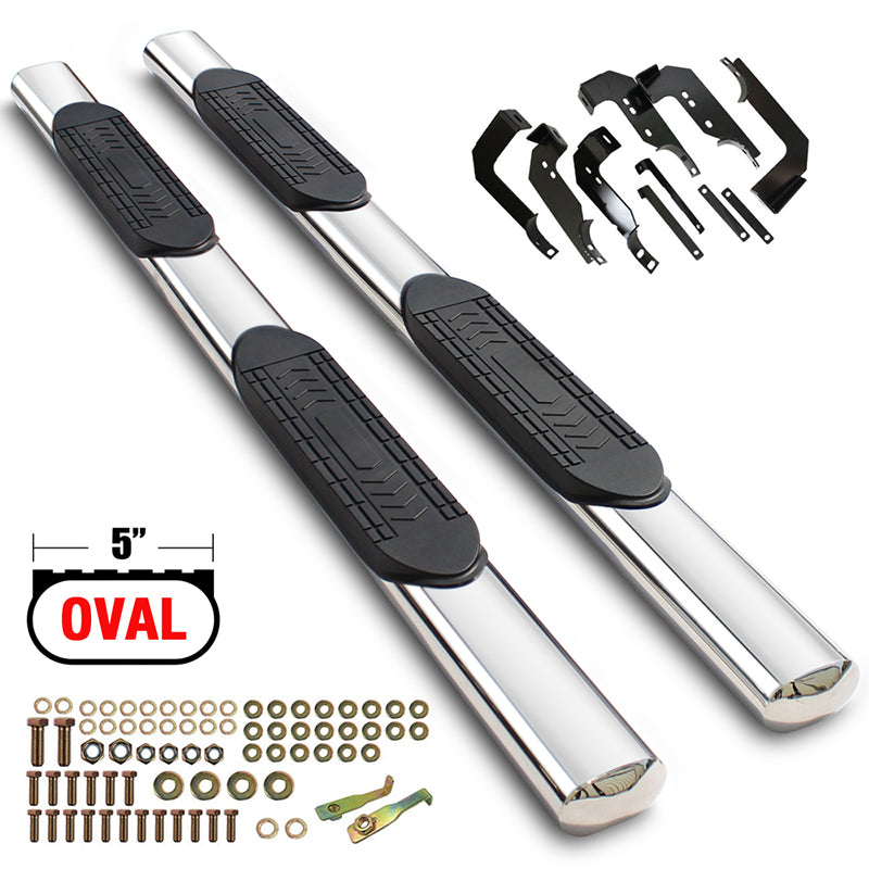 2007-2018Â Chevrolet Silverado & GMC Sierra Crew Cab 5" Running Boards