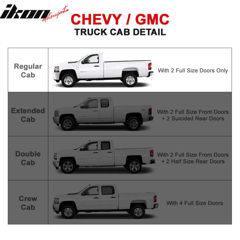 2001-2013 Chevy Silverado Sierra Regular Cab Oval Running Board Steel