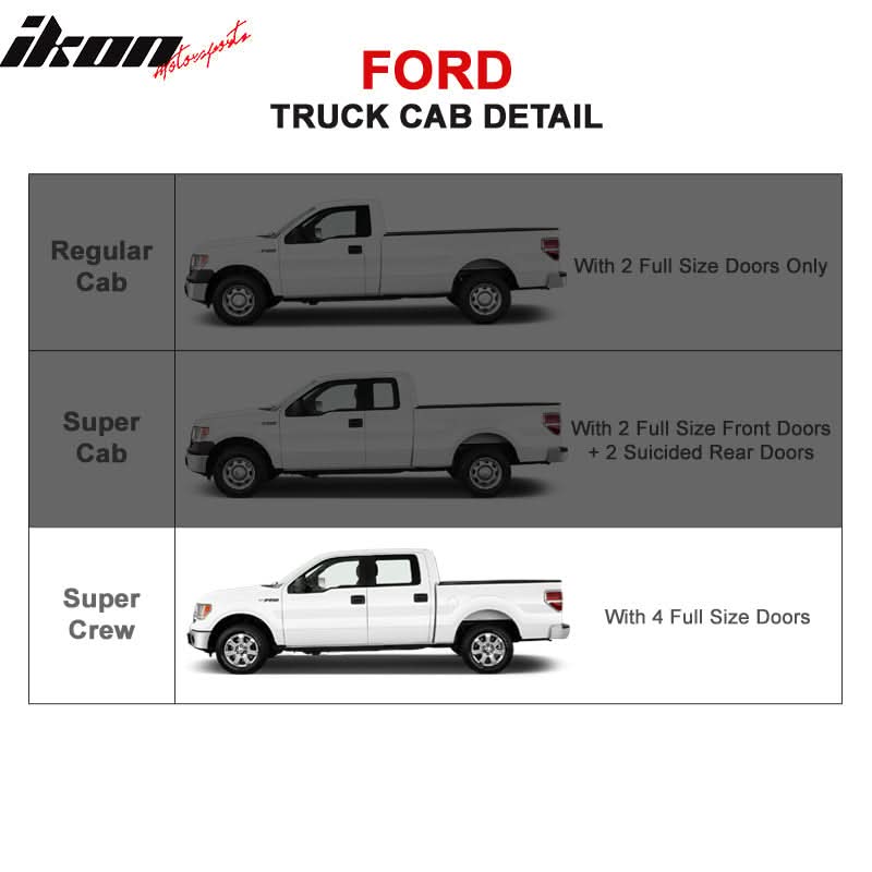 2004-2008Â Ford F-150 Crew Cab 5" Running Boards Side Step Nerf Bars