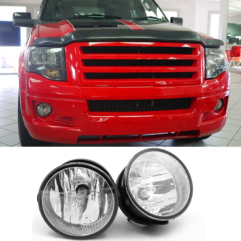 2007-2014 Ford Expedition 2008-2011 Ranger Fog Lights Lamps ABS Pair