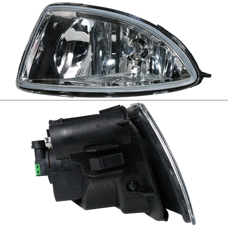 2004-2005 Honda Civic Factory Front Bumper Fog Lights Lamps Clear Lens