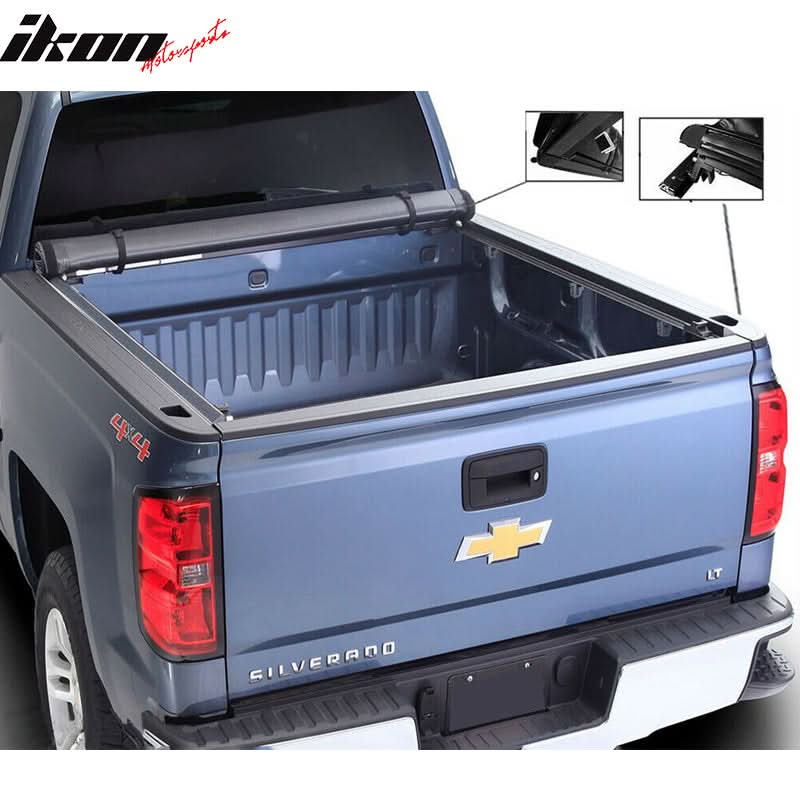 Fits 19-22 Chevy Silverado GMC Sierra 6.6 ft Lock Soft Tonneau Cover