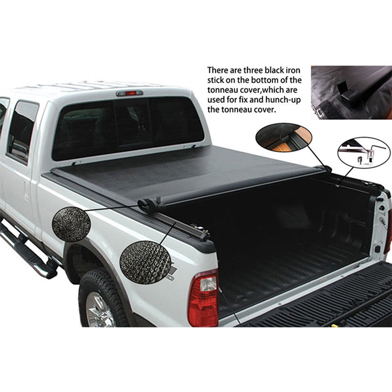 2007-2016 Tundra SR5 Crewmax 5.5ft Bed Lock Soft Roll Up Tonneau Cover