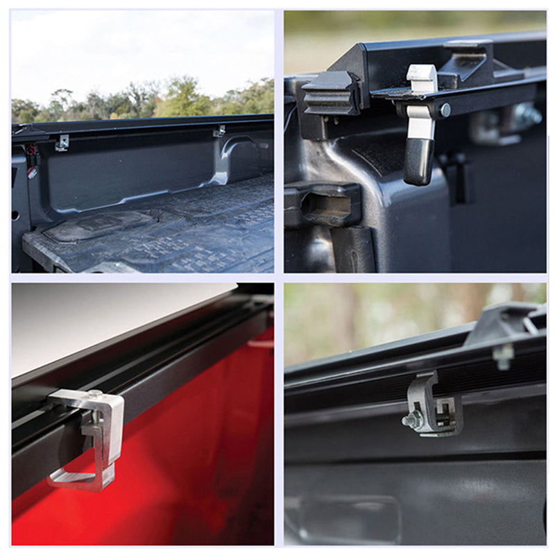 2014-2021 Toyota Tundra 8Ft Fleetside Lock Soft Roll Up Tonneau Cover