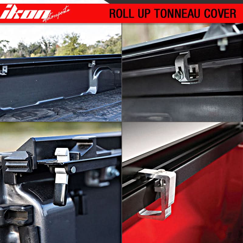 2005-2015 Toyota Tacoma Double Cab Lock Soft Tonneau Cover Aluminum