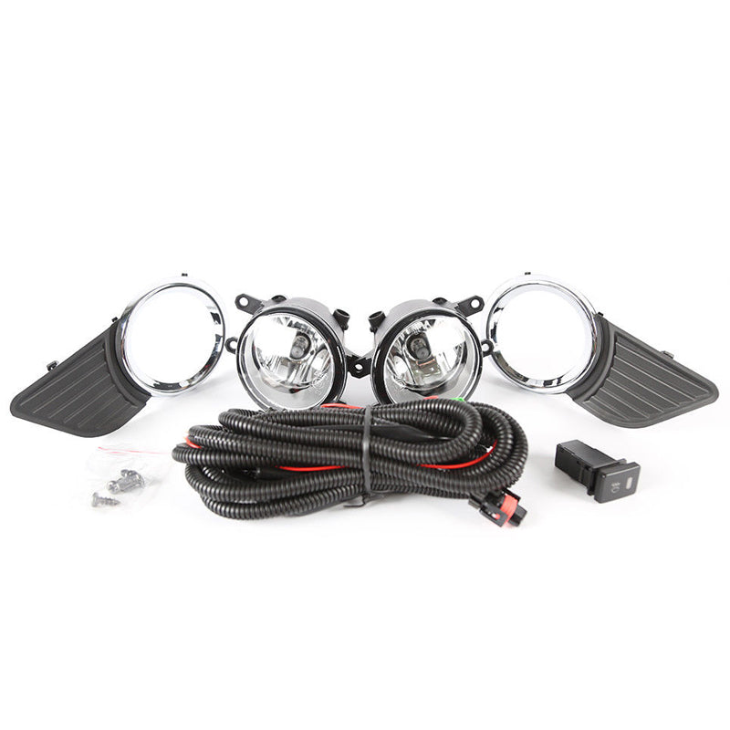 2011-2017 Toyota Sienna XL30 Chrome Fog Lights Lamps w/ Switch Wiring