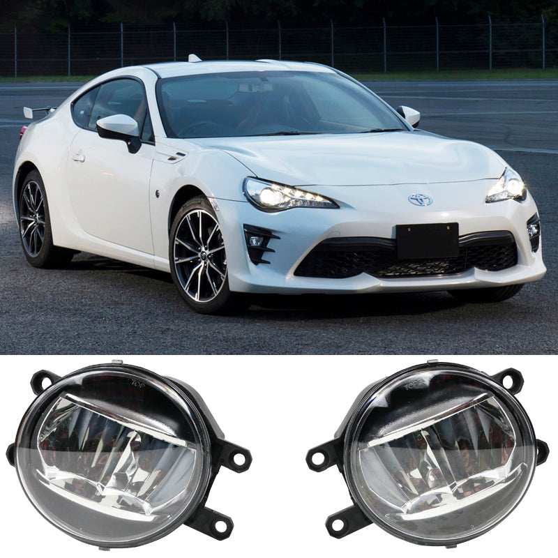 Universal Toyota Car Factory  Clear Lens Front Bumper Fog Lights Lamps