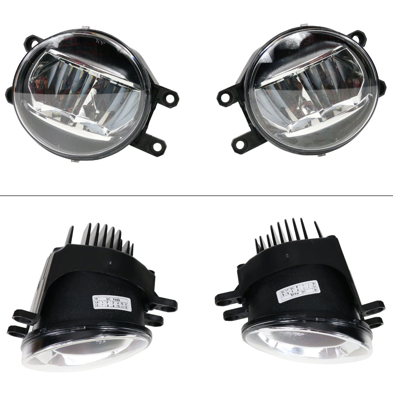 Universal Toyota Car Factory  Clear Lens Front Bumper Fog Lights Lamps