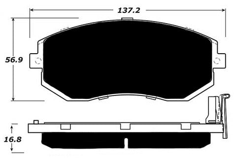 Porterfield Brake Pads for 2014 SUBARU WRX