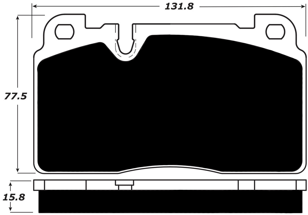 Porterfield Brake Pads for 2018 PORSCHE MACAN - Base
