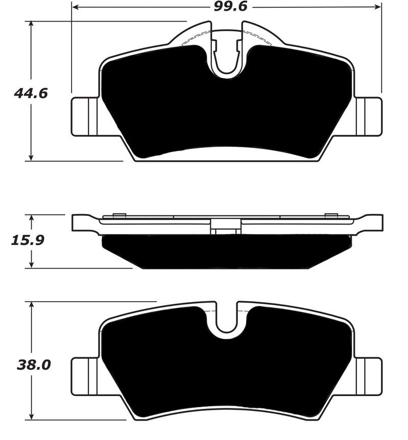 Porterfield Brake Pads for 2015 MINI Cooper S 5 Lug