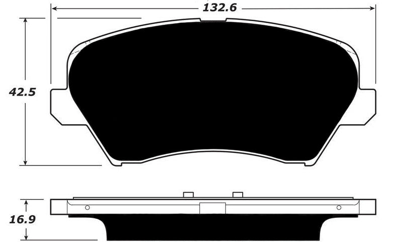 Porterfield Brake Pads for 2019 HYUNDAI VELOSTER-Non Turbo