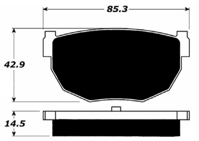 Porterfield Brake Pads for 1988 NISSAN 200SX 4cyl