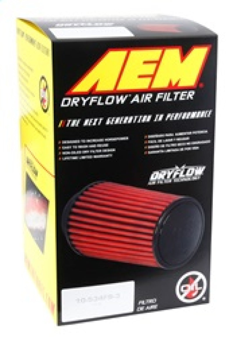 AEM Induction AEM DryFlow Air Filter AIR FILTER KIT 4.5in X 9in DRYFLOW 21-2069DK