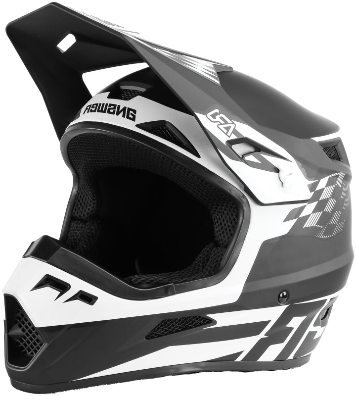 Answer AR1 Sweep Helmet Black/White Youth - Medium 442925