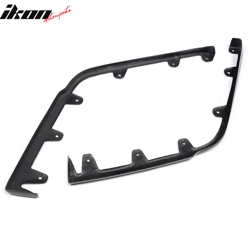 2009-2015 Cadillac CTS V KPE Style Front Bumper Lip Carbon Fiber