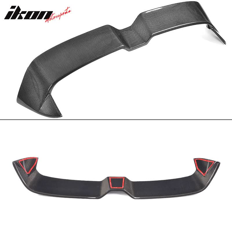 2014-2018 Audi A3 8V Hatchback JC Style Rear Roof Spoiler Carbon Fiber