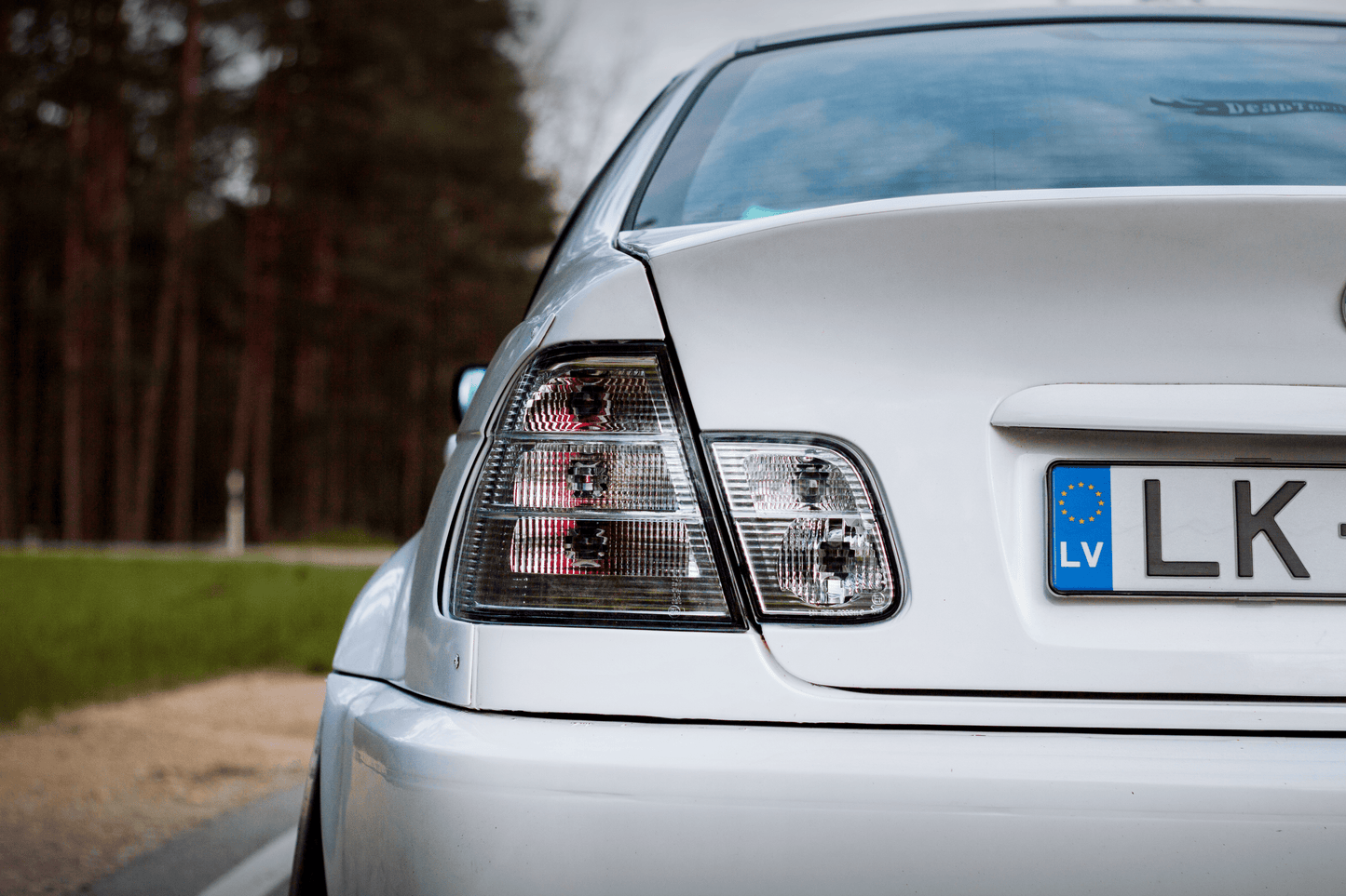BMW 3-Series E46 Sedan Clear Tail Lights (1998-2006)