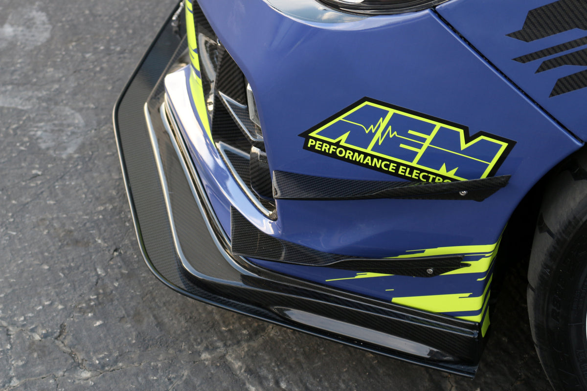 Carbon Fiber Front Bumper Top Canards - Subaru WRX STI 2015-2017