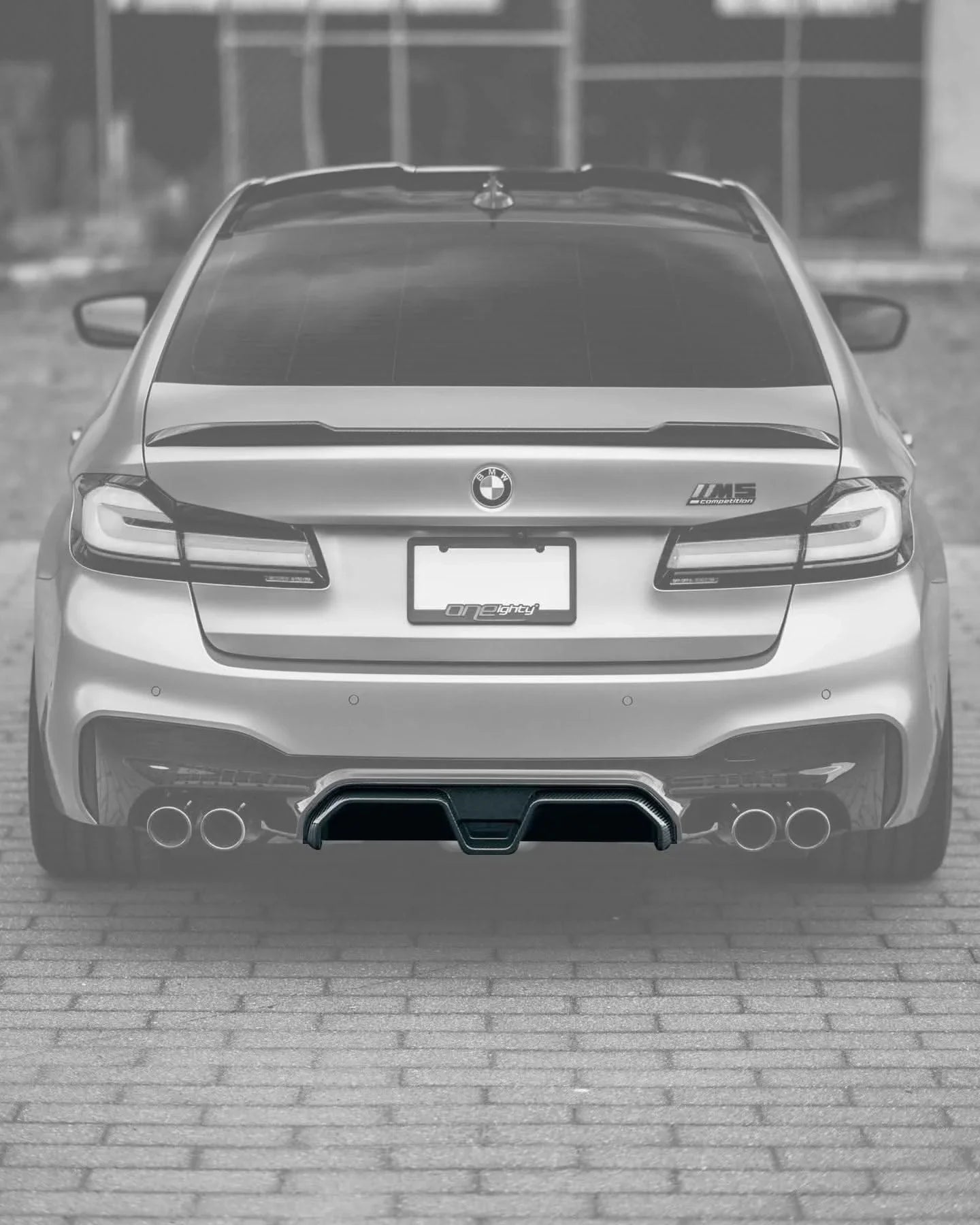 BMW 5 Series F90 M5 CS Style Carbon Fiber Rear Diffuser (2020+)