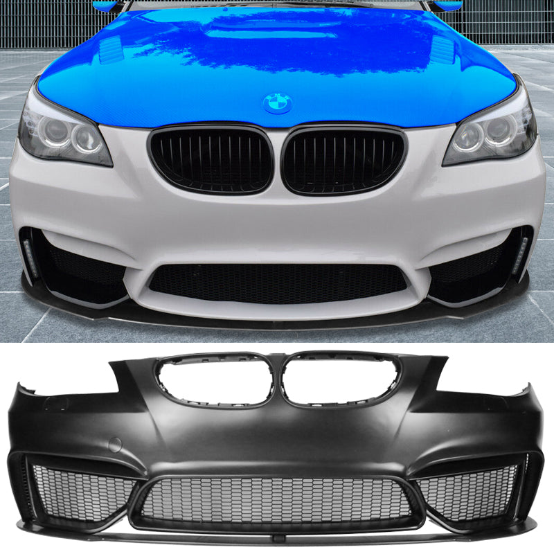 2004-2010 BMW E60 5 Series M4 Style Unpainted Front Bumper Cover PP