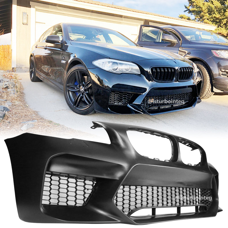 2011-2016 BMW 5 Series F10 Sedan M5 Style Unpainted Front Bumper PP
