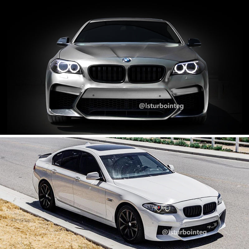 2011-2016 BMW 5 Series F10 Sedan M5 Style Unpainted Front Bumper PP