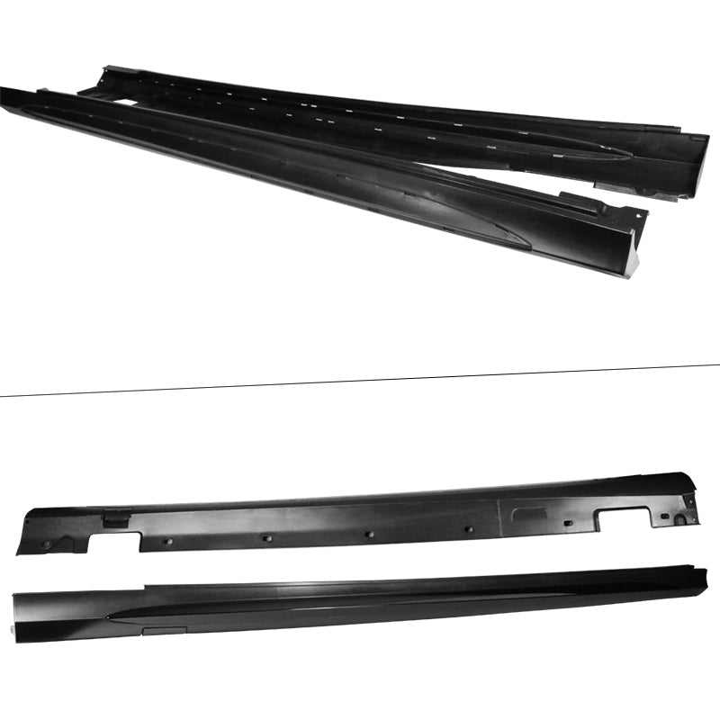 2014-2016 Benz W212 S212 E Class AMG Style Side Skirts Extension PP