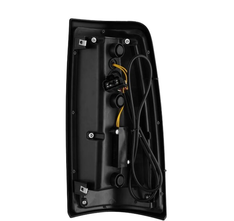 AlphaRex 99-06 Chevrolet Silverado/99-06 GMC Sierra LUXX-Series LED Tail Lights - Black 620006 *Discontinued