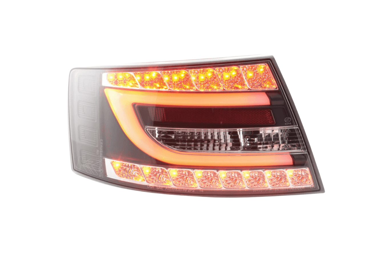 Audi A6 (C6/4F) Sedan Black LED Taillights Set (2004-2008)