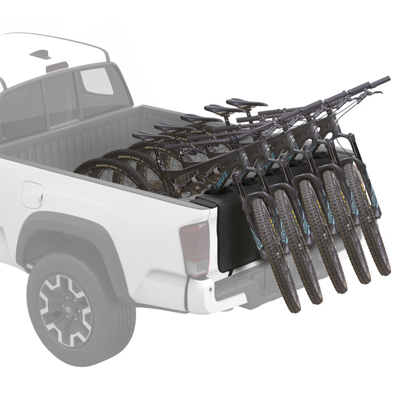 Universal 60" Pickup Tailgate Pad Cover w/ 5 Bike Racks & 1 Tool Bag