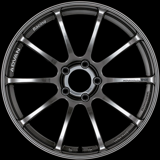 Advan RSII 17x9.5 / +25 Offset / 5x114.3 / 73mm Bore / Hyper Black YAP7J25EHB