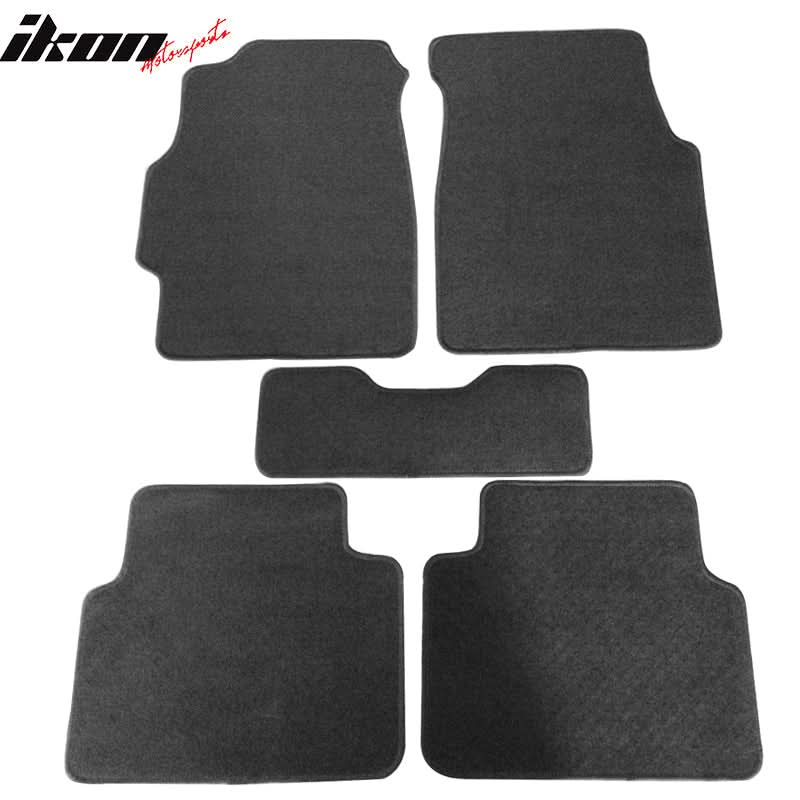 Car Floor Mat for 1994-2001 Acura Integra Black Carpet 5PC Nylon