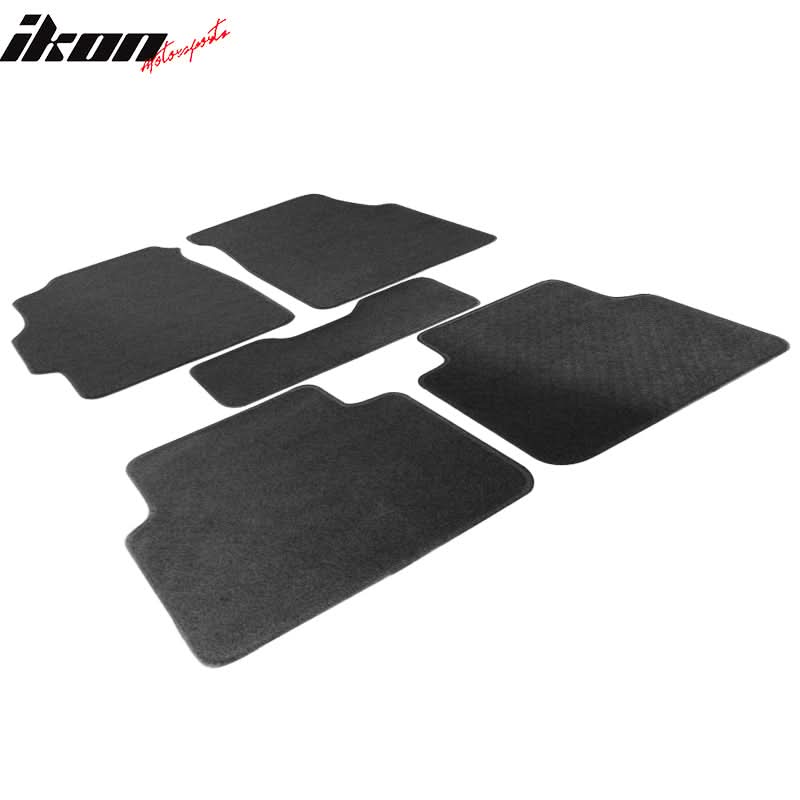 Car Floor Mat for 1994-2001 Acura Integra Black Carpet 5PC Nylon