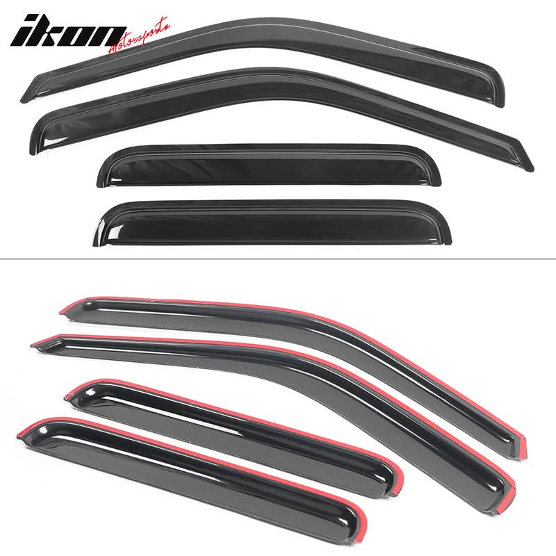 1999-2016 Ford F250 F350 F450 F550 Super Duty Crew Cab Window Visors