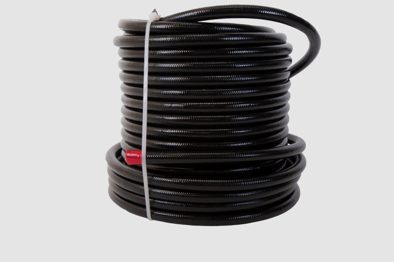 Aeromotive PTFE SS Braided Fuel Hose - Black Jacketed - AN-12 x 8ft 15333
