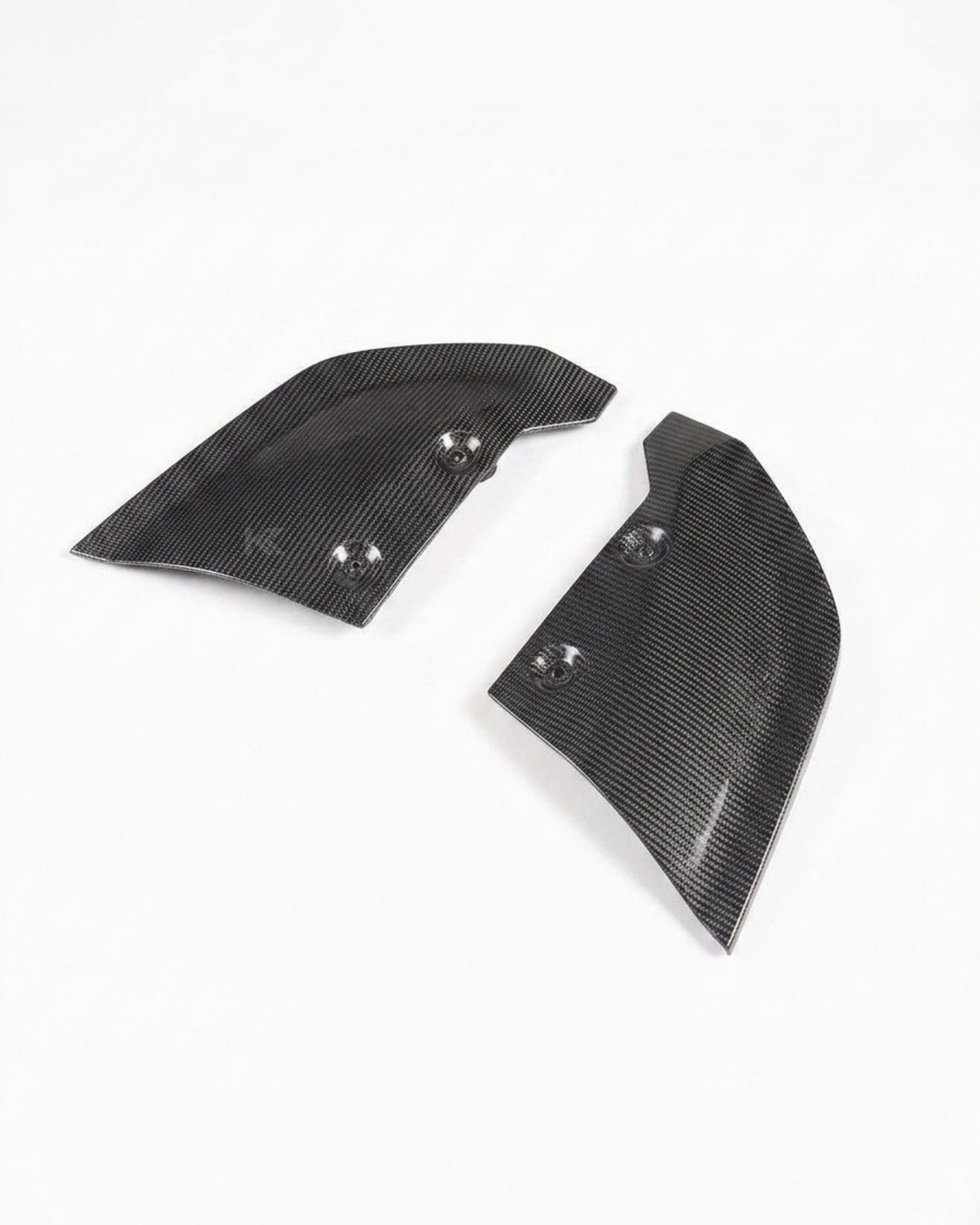 2016–2019 Audi R8 V10 / V10 Plus Coupe 4S Gen 2 Rear Bumper Blades – Carbon Fiber