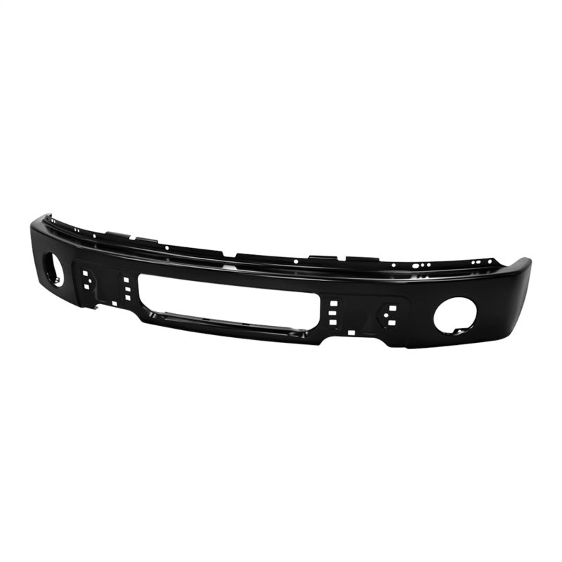 Spyder Ford F150 09-14 w/Fog Light Hole Front Bumper - Black (OEM # 9L3Z17757DPTM) 9948459