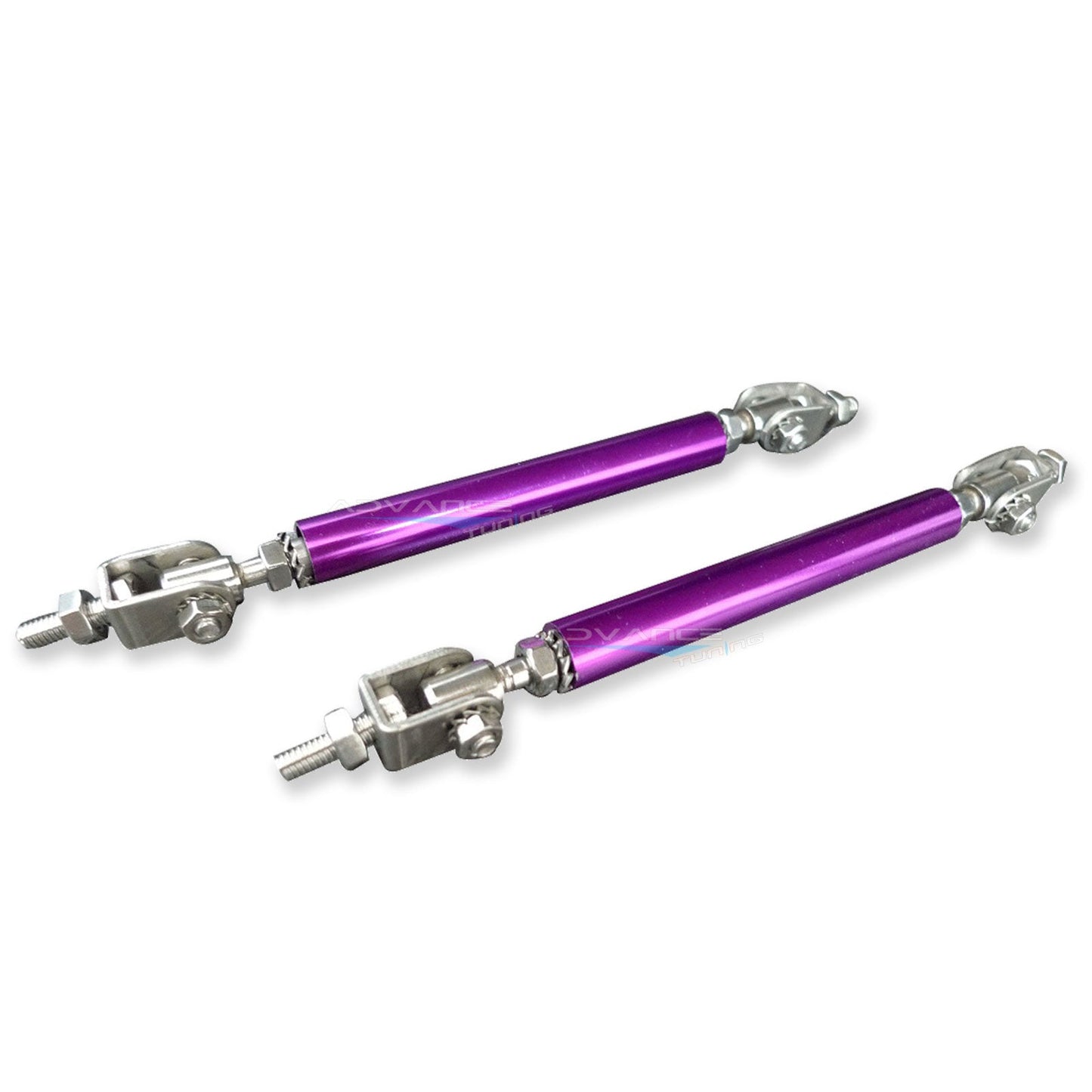 Universal Adjustable 5.5"-8" Purple Front Lip Strut Rod Support Steel