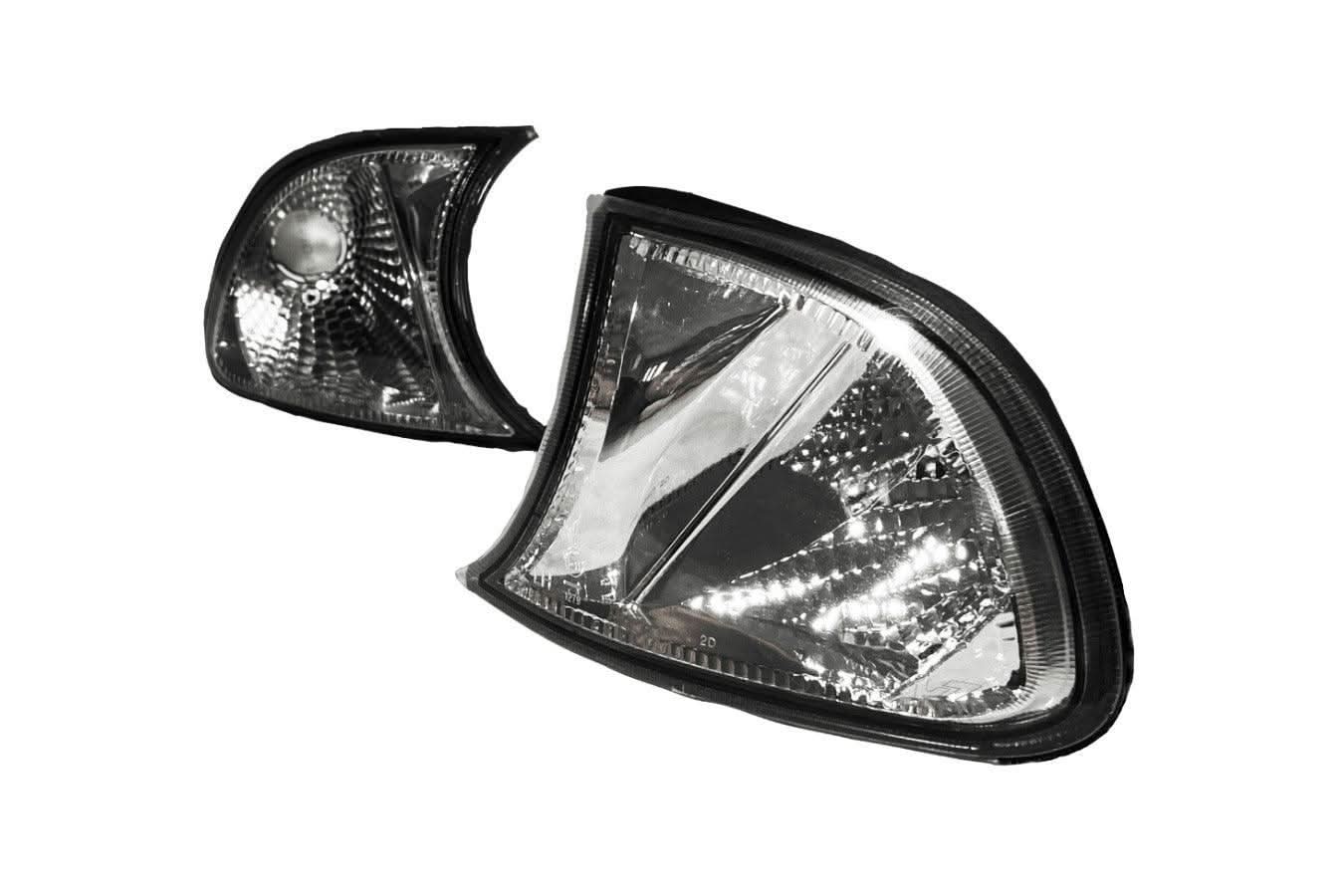 2002-2003 BMW 3 Series E46 2D / Convertible & 2002-2006 E46 M3 Screw-On JDM Crystal Clear Corner Lights