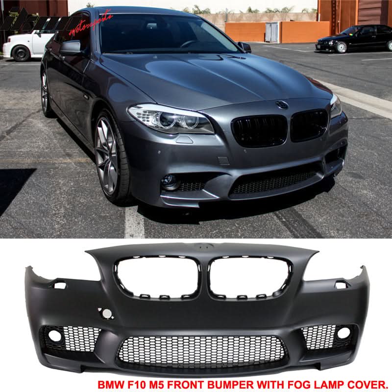 2011-16 BMW F10 5 Series Sedan M5 Style Front Bumper Cover Conversion
