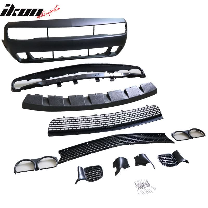 2015-2023 Dodge Challenger Front Bumper & Lip Demon Style Fender Flare