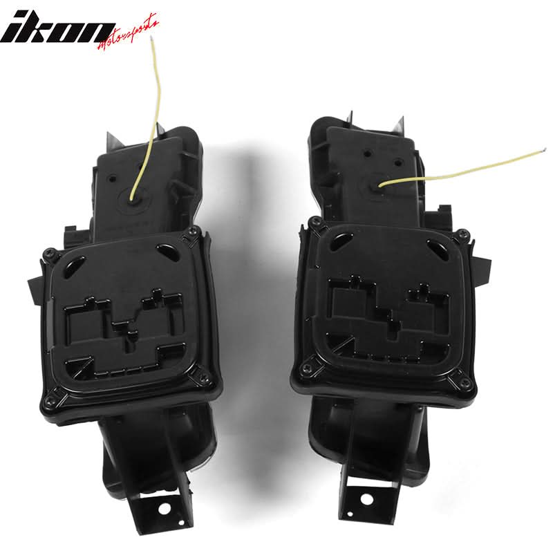 2016-2024 Chevy Camaro Clear Fog Lights w/ Amber Switchback Signal ABS