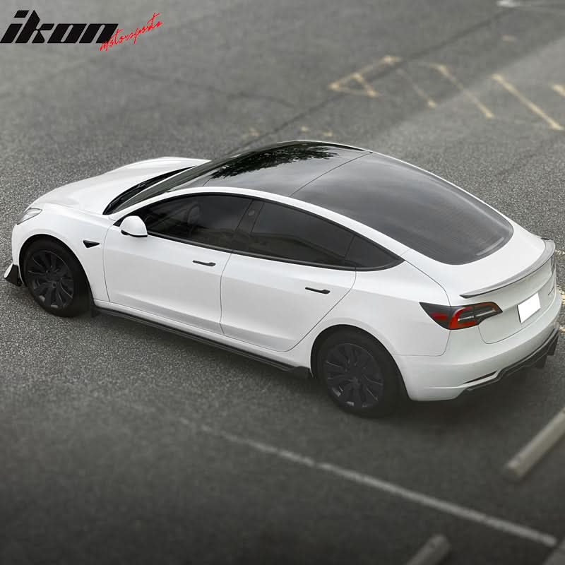 2017-2023 Tesla Model 3 IKON Style Rear Spoiler Carbon Fiber