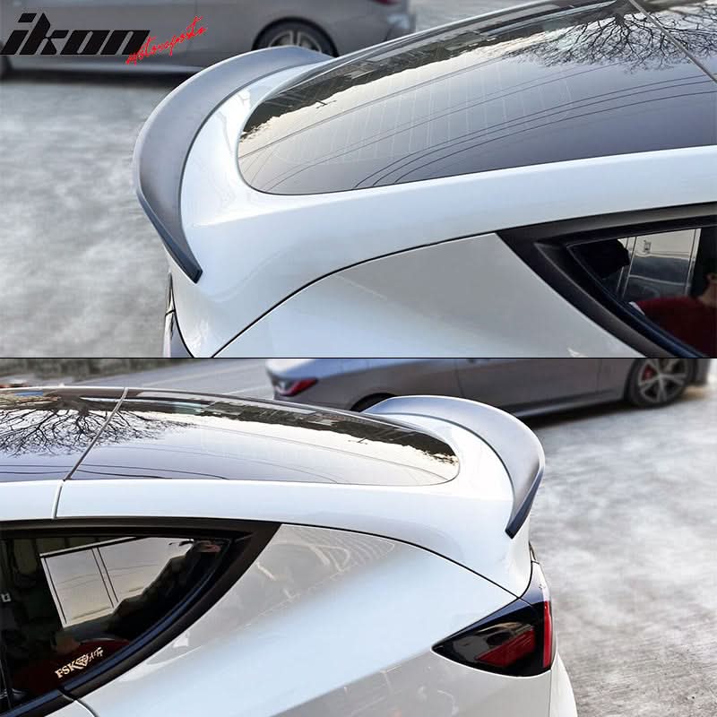 2020-2025 Tesla Model Y Rear Trunk Spoiler A Style Painted #PBSB Black