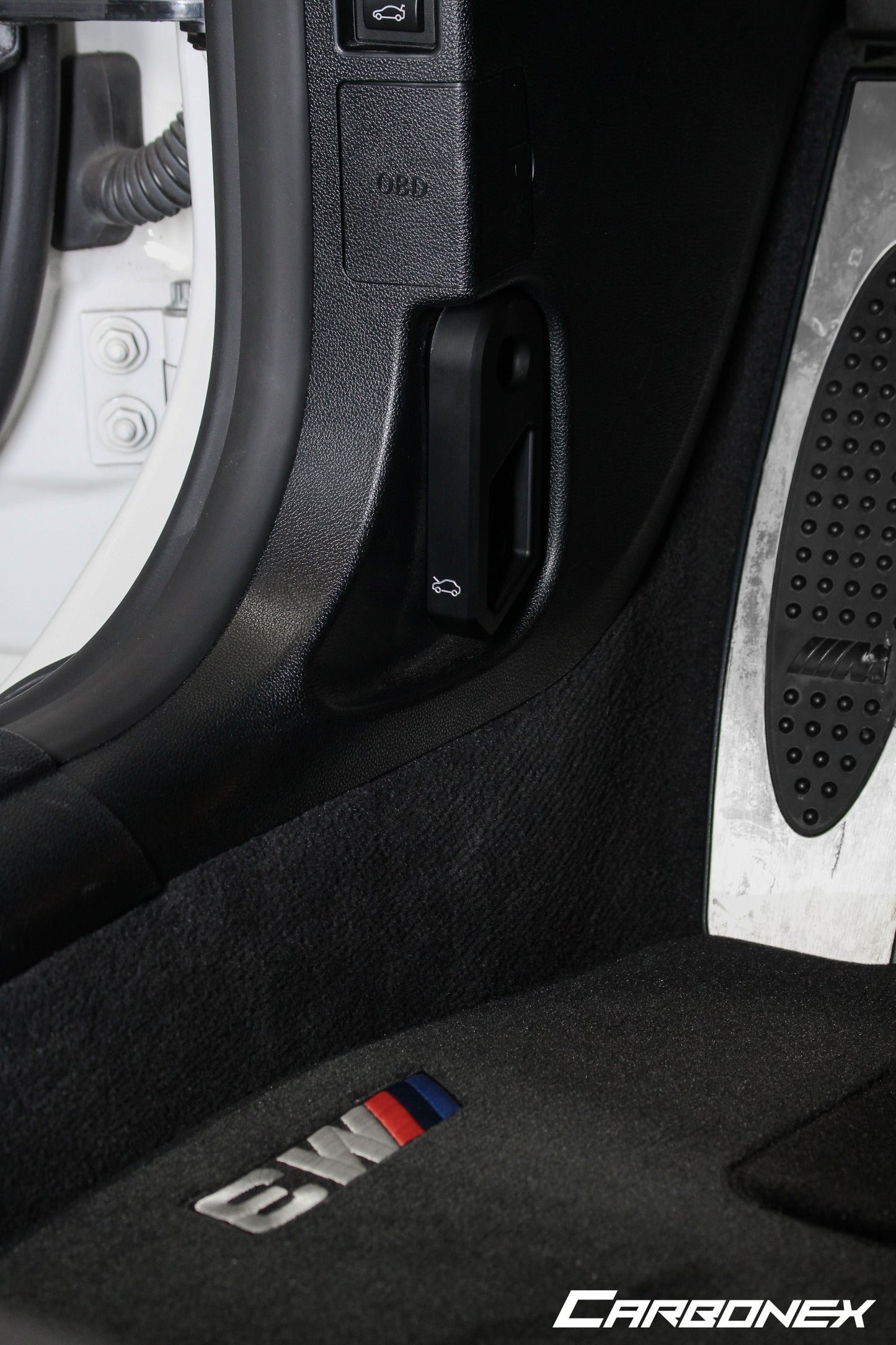 BMW E Chassis Hood Latch Handle - Black | 1M, M3 | 1, 3 Series