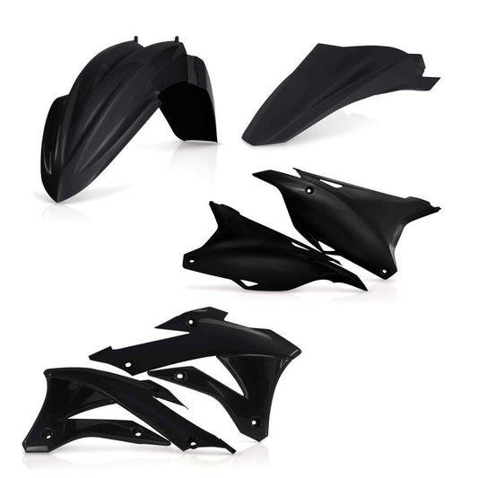 Acerbis 14-21 Kawasaki KX85/100 Plastic Kit - Black 2374100001