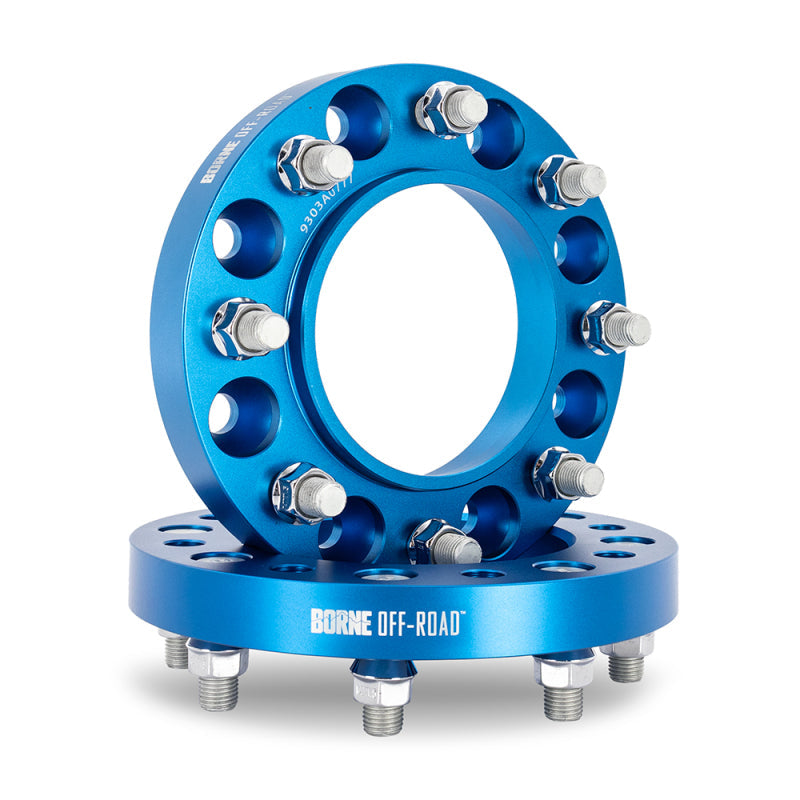 Borne Off-Road Wheel Spacers - 8X170 - 125 - 32mm - M14 - Blue BNWS-002-320BL